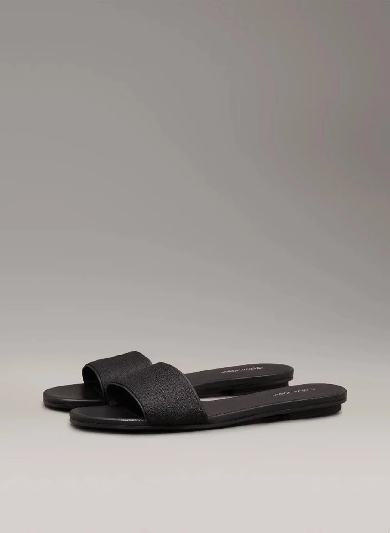 CALVIN KLEIN Logo Jacquard Sliders