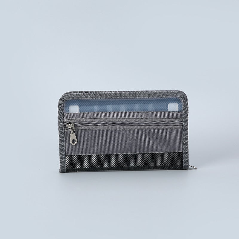 A4 Organ Bag Folder Double Zipper 13 Layer Large Capacity Student Examination Paper Storage Bag Office File Bag - Image 1