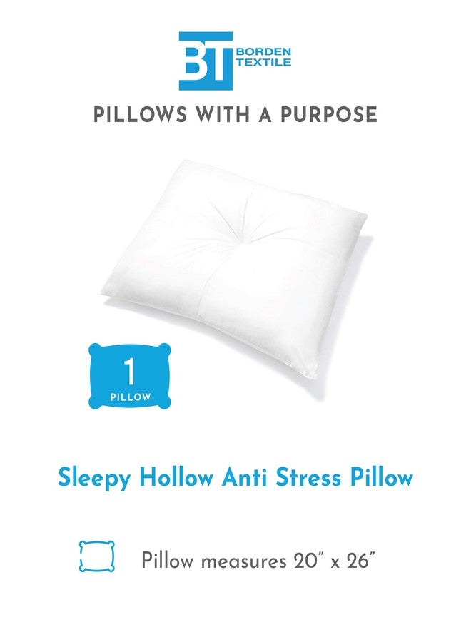 PILLOWS WITH A PURPOSE وسائد ذات غرض وسادة علاجية من سليبى هولو مضادة للتوتر ودعم عنق الرحم - حجم قياسي - Image 3