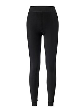 Tchibo Women Solid Pull On Leggings, Black  - Image 2