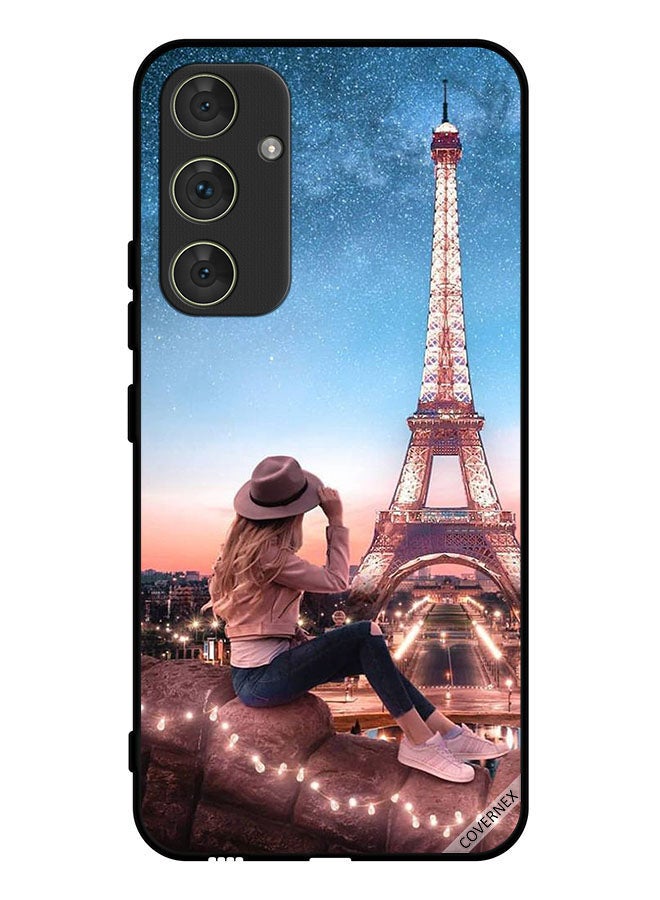 Covernex Protective Case Cover For Samsung Galaxy A34 Hat Girl - Image 1