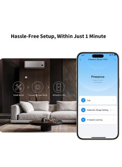 Aqara Aqara FP1E Presence Sensor, Matter with Zigbee, Requires Aqara HUB Zigbee 3.0, mmWave Radar Motion Sensor, AI Spatial Learning, Compatible with HomeKit, Alexa, Google Home, SmartThings  - Image 4
