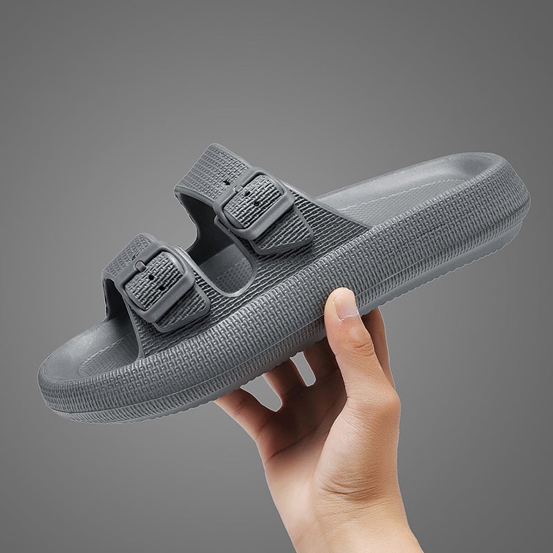 Feeling Slippers Men'S Plus Size 45 Summer Plus 46 Beach Wear Thick Bottom Couple 47 Sandals And Slippers For Women - Image 1