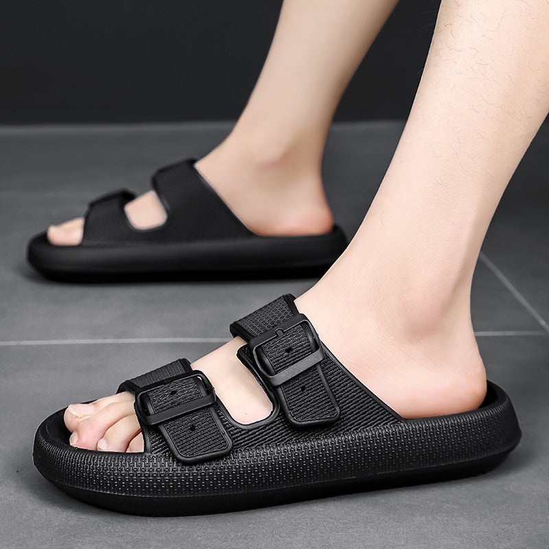 Feeling Slippers Men'S Plus Size 45 Summer Plus 46 Beach Wear Thick Bottom Couple 47 Sandals And Slippers For Women - Image 5