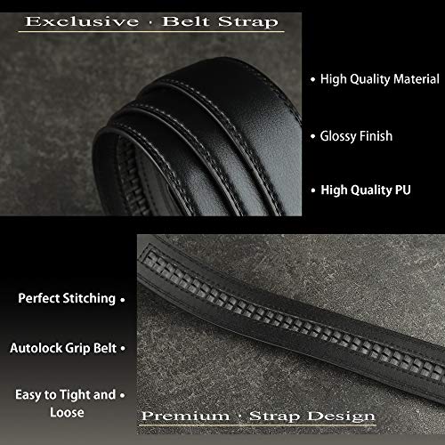 ZORO Men's PU Leather Belt (Black_ZR-RAB) - Image 4