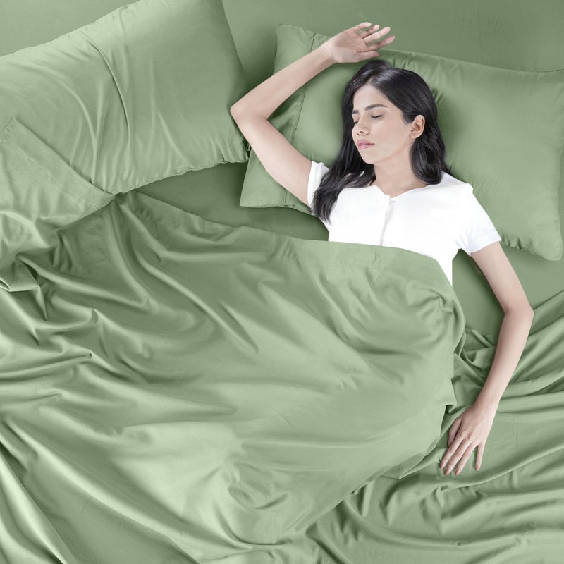 Utopia Bedding Full Bed Sheets Set - 4 Piece Bedding - Brushed Microfiber - Shrinkage and Fade Resistant - Easy Care (Full  Sage) - Image 5