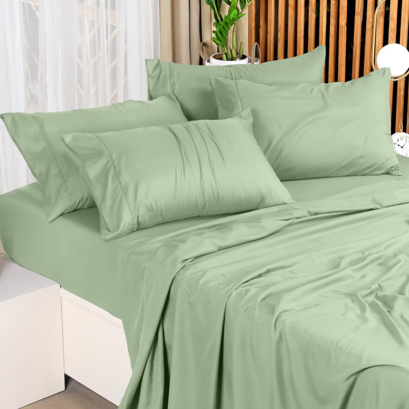Utopia Bedding Full Bed Sheets Set - 4 Piece Bedding - Brushed Microfiber - Shrinkage and Fade Resistant - Easy Care (Full  Sage) - Image 3