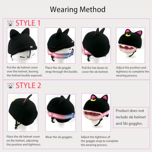 Soapjuice Ski Helmet Cover,Fun and Eye-Catching Knitted Hat, Snowboarding and Skiing Helmet Accessory,Fits Most Standard Helmets,Winter Headgear (Unicorn) - Image 5