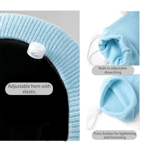 Soapjuice Ski Helmet Cover,Fun and Eye-Catching Knitted Hat, Snowboarding and Skiing Helmet Accessory,Fits Most Standard Helmets,Winter Headgear (Unicorn) - Image 3