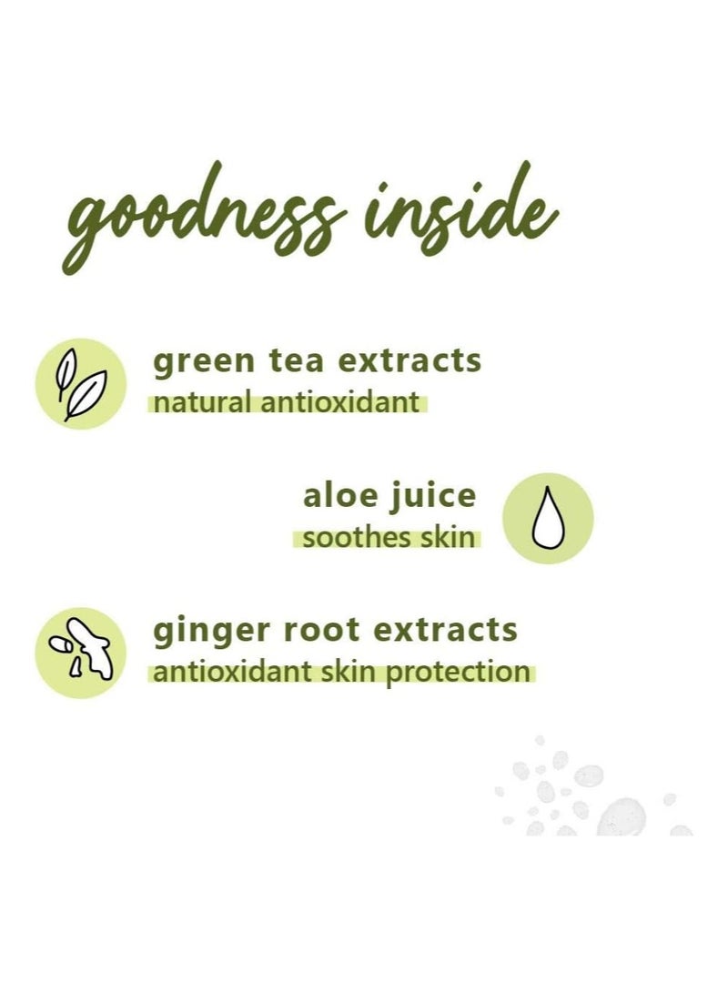 Plum Face Mist Green Tea Revitalizing Face Mist Normal Oily Acne-Prone Combination Skin Make-up Setting Spray  Green Tea Aloe Vera 100% Vegan Phthalate Free Paraben Free 100ml - Image 4