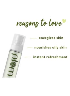Plum Plum Face Mist Green Tea Revitalizing Face Mist Normal Oily Acne-Prone Combination Skin Make-up Setting Spray  Green Tea Aloe Vera 100% Vegan Phthalate Free Paraben Free 100ml  - Image 5
