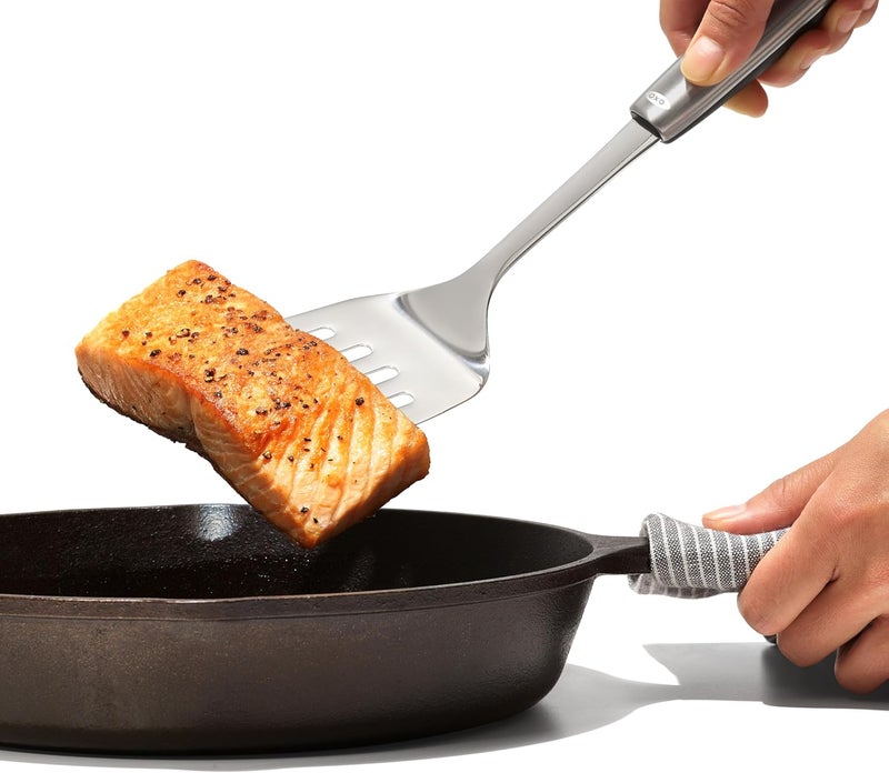 OXO مقلب طهي أوكسو من الفولاذ - ملعقة مسننة من الفولاذ المقاوم للصدأ - Image 5
