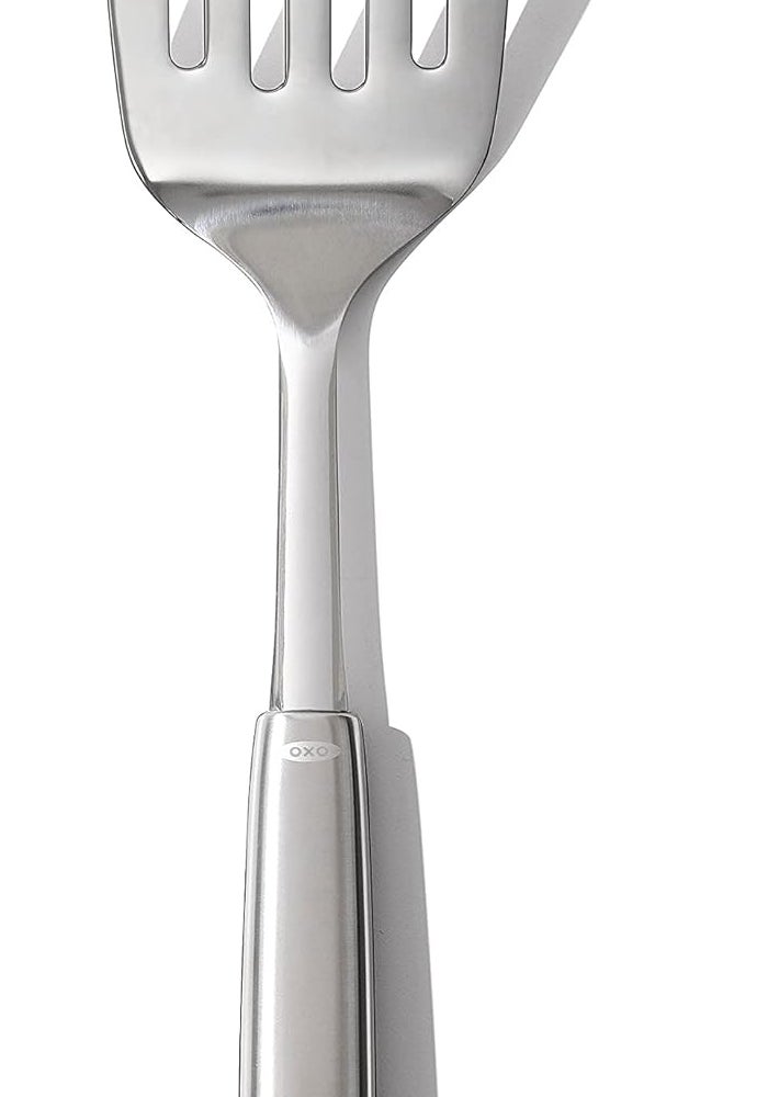 OXO مقلب طهي أوكسو من الفولاذ - ملعقة مسننة من الفولاذ المقاوم للصدأ - Image 1