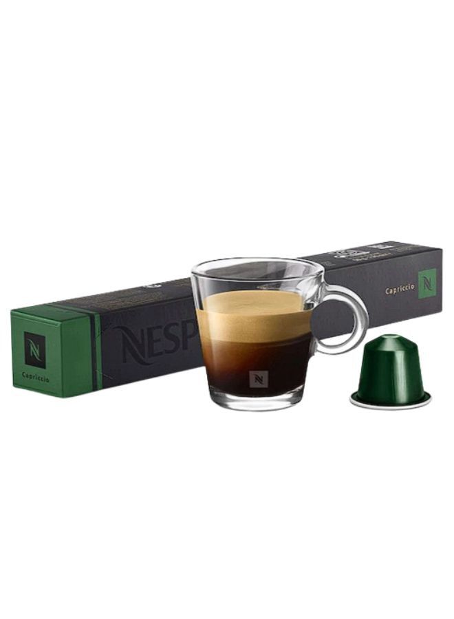 نسبرسو نسبريسو اسبريسو كابريتشيو كوفي أوريجينال لاين، 10 كبسولات في 1 كم، كثافة 5 - Image 1