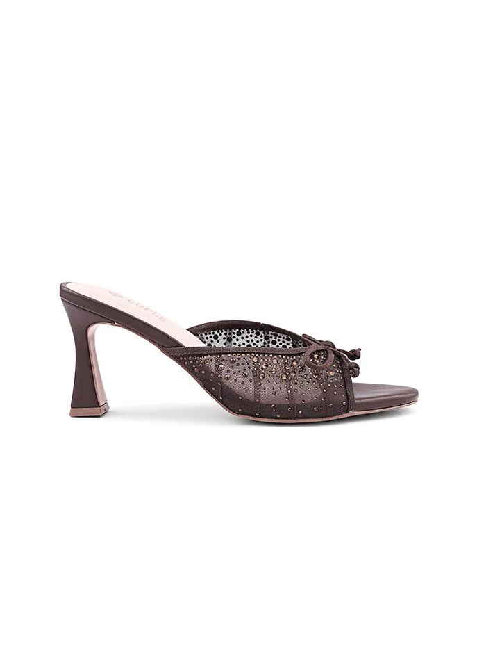 كابلي Cuple Embellished Multi Strap Flat Slides