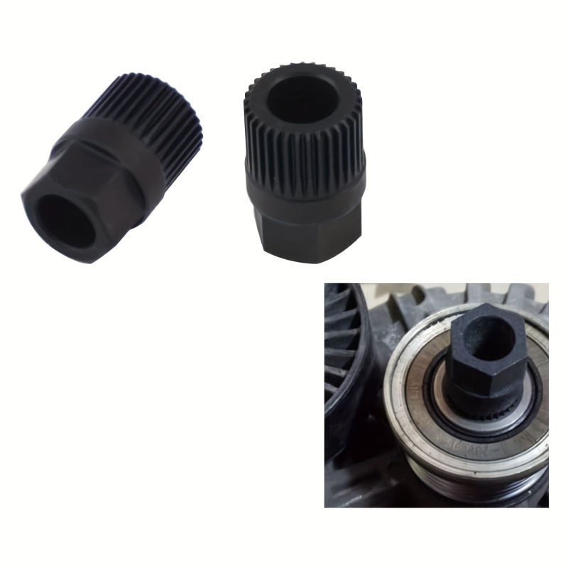 3pcs Black V Belt Pulley Removal Tool For 33T Socket Generator - Image 3