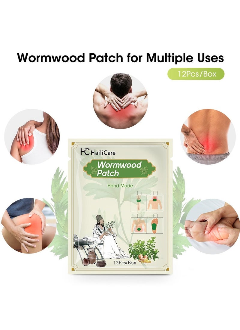 HailiCare 4-PACK Patches Joints and Muscles Patches,Knee Shoulder Neck Heat Patches, Long-Lasting of Muscle and Joint Pain Herbal Patches Combo - Image 2