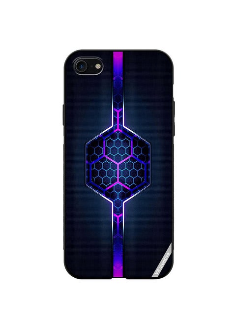 Protective Case Cover For Apple iPhone SE (2022) Abstract Design Multicolour