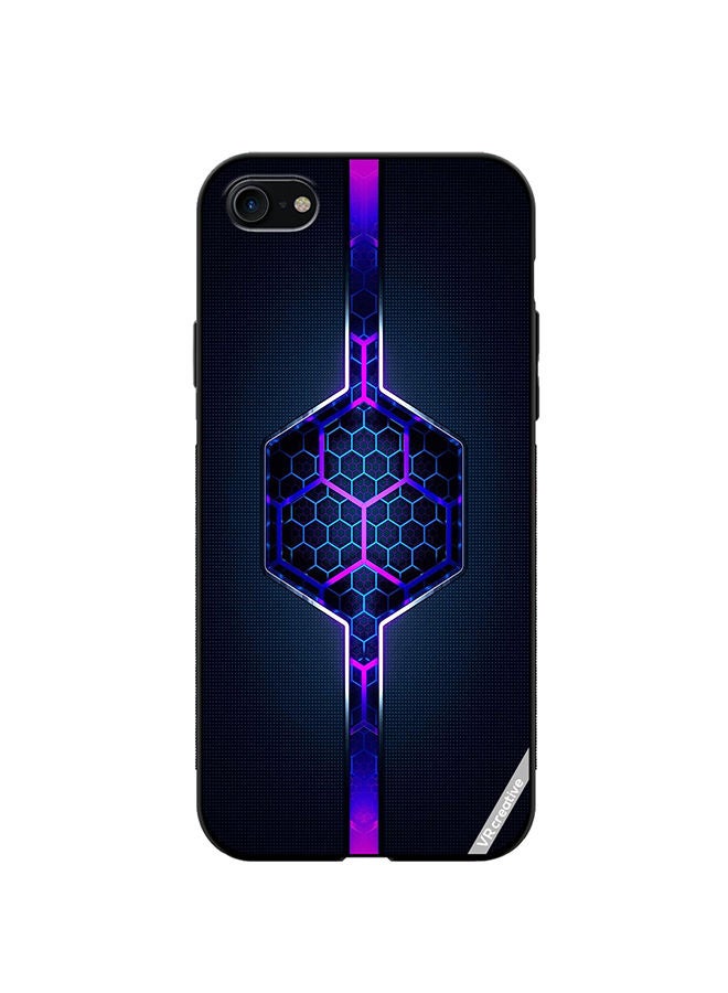 Protective Case Cover For Apple iPhone SE (2022) Abstract Design Multicolour