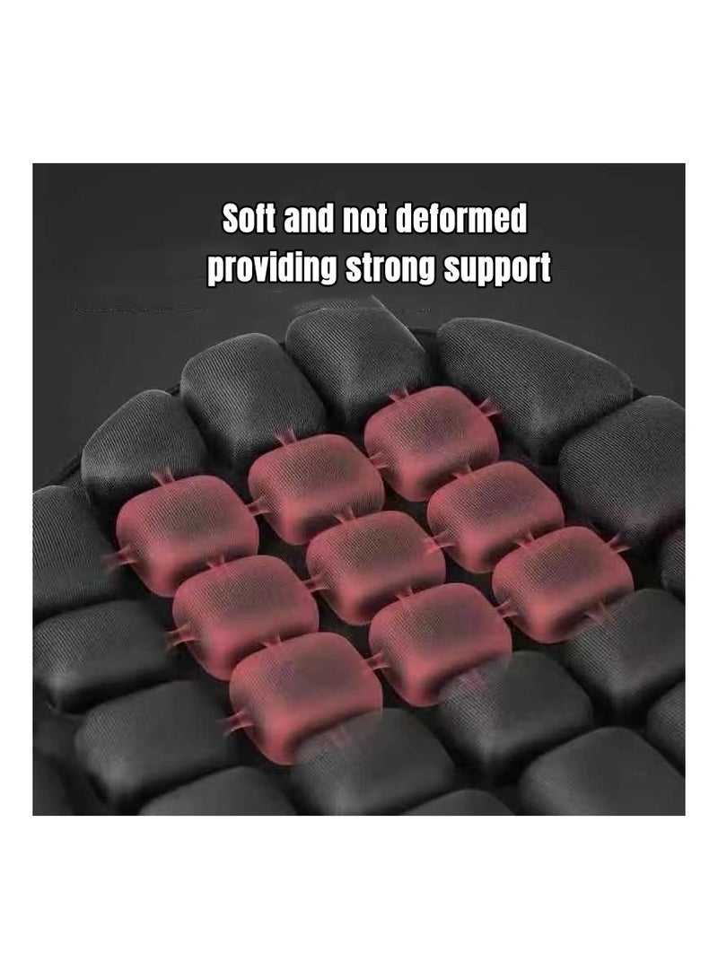Generic Motorcycle 3D Comfort Gel Seat Cushion Universal Air Pillow Pad Cover 68cm - Image 4