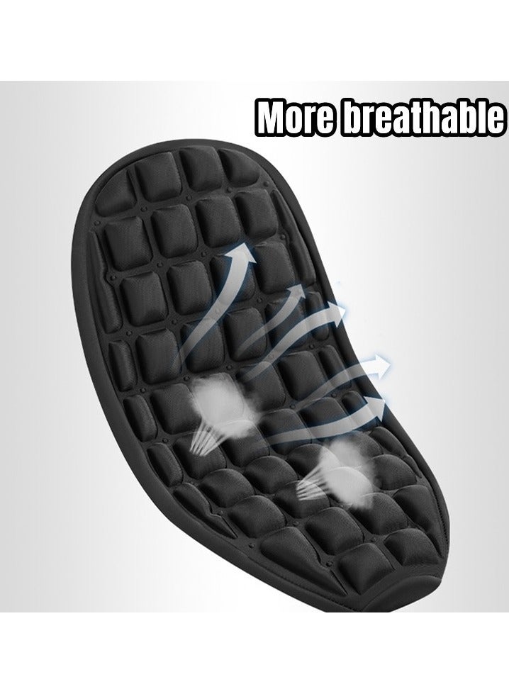 Generic Motorcycle 3D Comfort Gel Seat Cushion Universal Air Pillow Pad Cover 68cm - Image 2