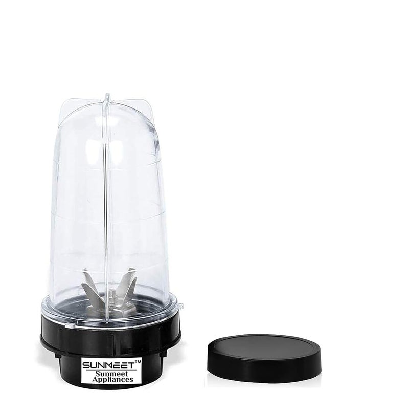 Sunmeet Sunmeet Bullet Jar for Mixer Grinder Large Set of 1 530 ML ABS Transparent Juicer Jar NSA56  - Image 1