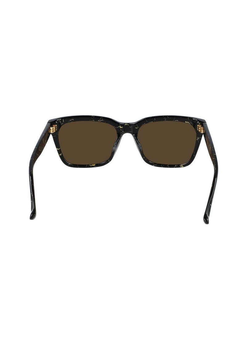 Donna Karan Full Rim Acetate Rectangle Sunglasses DO508S 5417 (012)  - Image 4