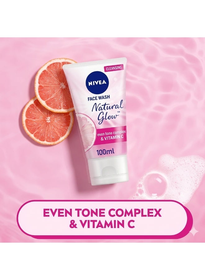 Nivea Natural Glow Face Wash Natural Glow 100ml - Image 2