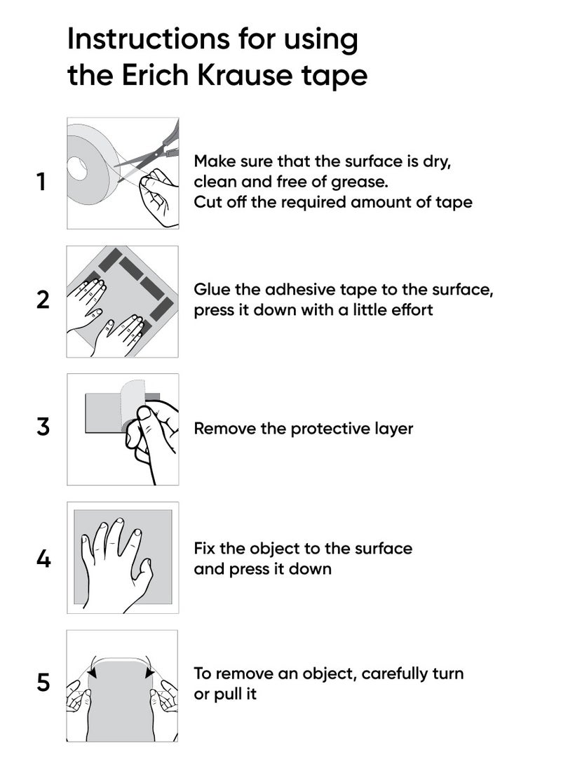 Double-sided tape, transparent, 18mmx12m (shrink 1 pc)