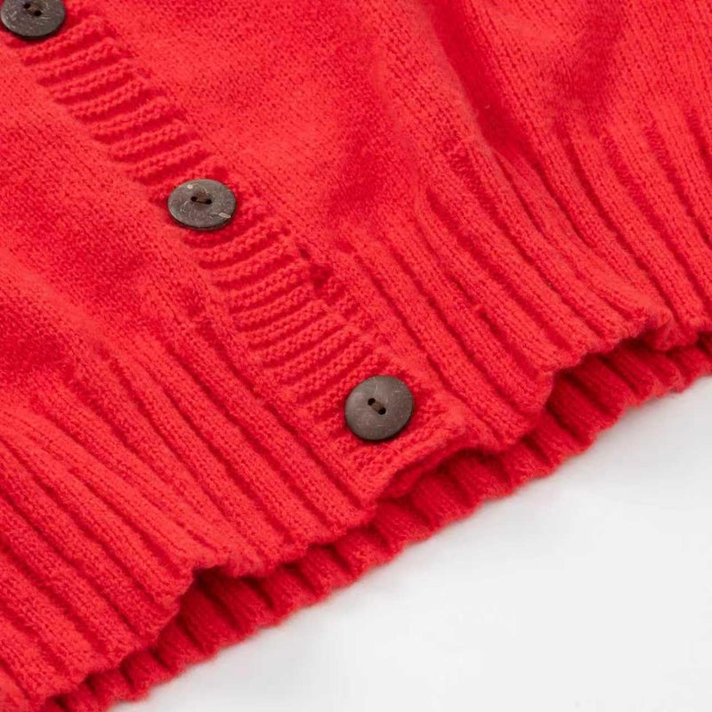 Beopjesk Women's Funny Fall Winter Long Sleeve Christmas Tree Elk Santa Claus Xmas Button Knit Cardigan Sweater Vintage Knitted Outerwear(25-Xmas-5,XXL) - Image 4