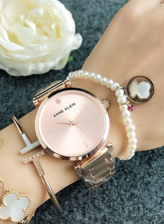 Anne Klein Women's Rose Gold Round Quartz Watch with Rose Gold Stainless Steel Strap - pzsku/Z6B5A98B5358186A38704Z/45/1742873705/abf5df0a-c26d-4ea0-8ed4-ced97852b106