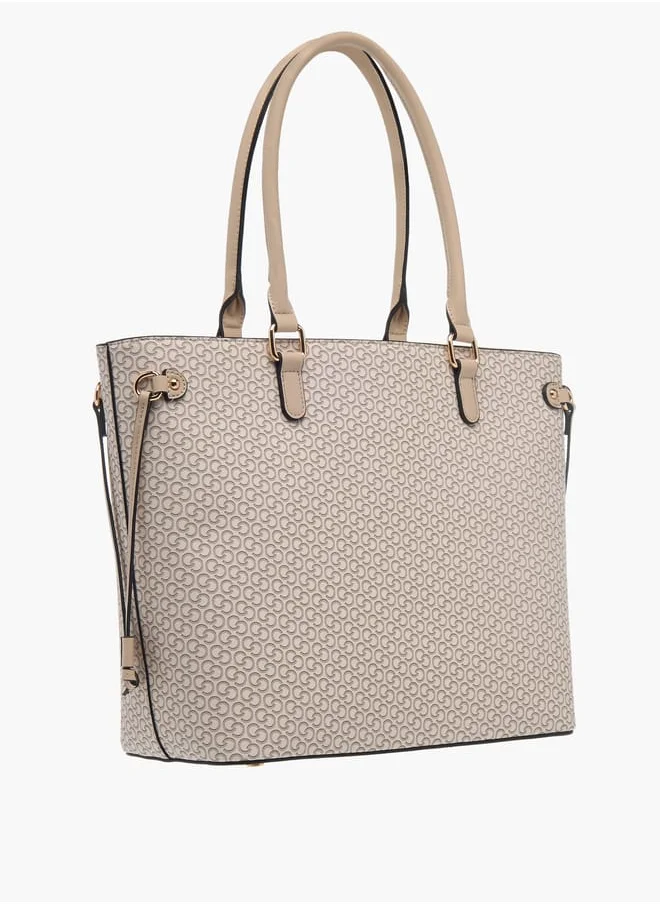 سيليست Womens Monogram Print 4-Piece Bag Set