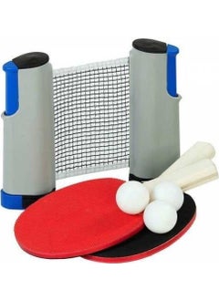 Portable Collapsible Adjustable Table Tennis Net 2 Racket 3 Ball Set - pzsku/Z6B5A991ECFAB57090CBFZ/45/_/1725726004/26bce51f-528b-4a73-9a3a-d9d69715ff0c