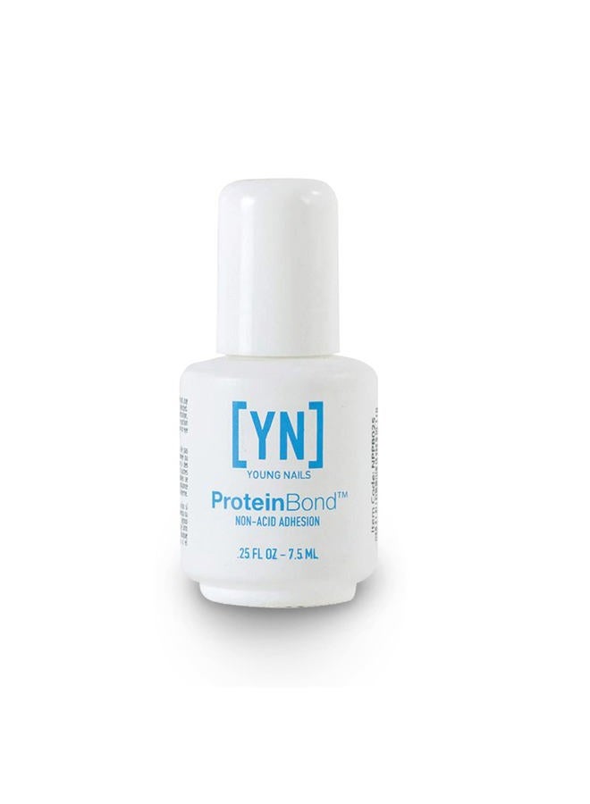Young Nails Protein Bond - Non-Acidic Nail Primer, Enhanced Adhesion for Gel Polish & Acrylic, Nail Dehydrator, PH Bonder for Gel Nails, 0.25 oz - Image 1