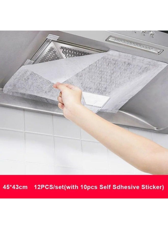 46cm*5/10M Range Hood Filter Paper Non-woven Oil-proof Cotton Filter Disposable Range Hood Exhaust Fan Filter Extractor Tools  - Image 1