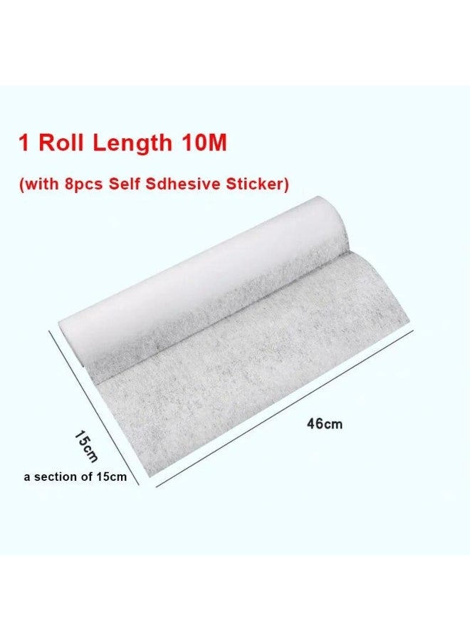 46cm*5/10M Range Hood Filter Paper Non-woven Oil-proof Cotton Filter Disposable Range Hood Exhaust Fan Filter Extractor Tools  - Image 3