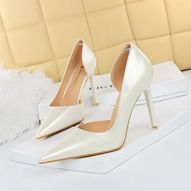 Womens Fashion Pumps 1363-2 Limited Edition White 