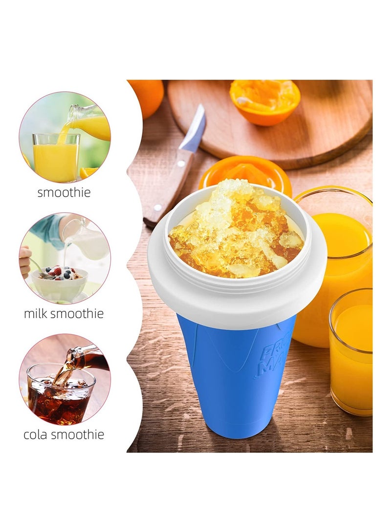 إلترازون Slushy Maker Cup, Slushy Maker Ice Frozen Squeeze Cup Cooling Maker Cup Freeze Mug Milkshake Smoothie Mug - Image 3