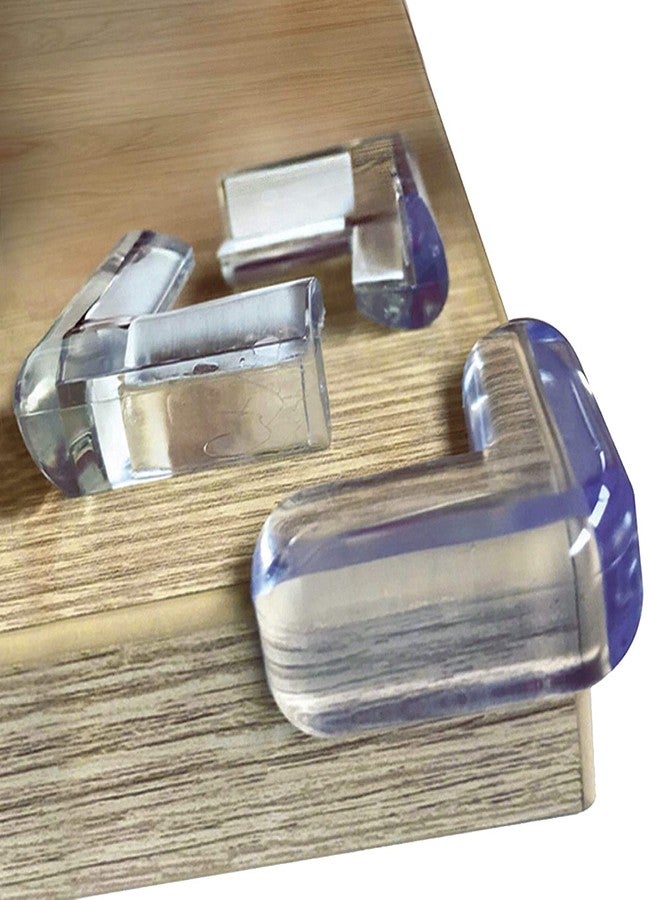 Alok Glass Table Corner Protectors Baby Clear, Edge Bumpers, High Resistant Adhesive, Corner Protector for Furniture, Bed, Dressers, Cabinets, Centers, Keep Baby, Kids Safe (Pack of 4) - Image 5