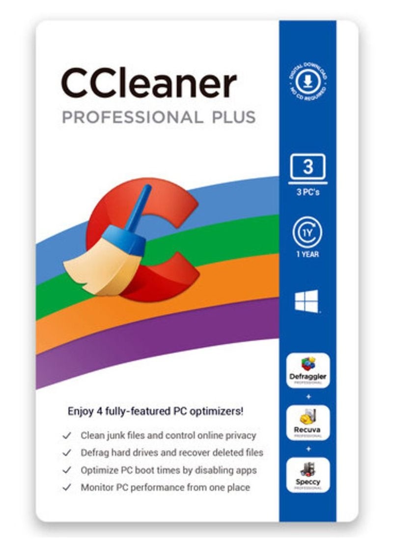 CCleaner - CCleaner Professional Plus (3 Device 1 Year) - Image 1
