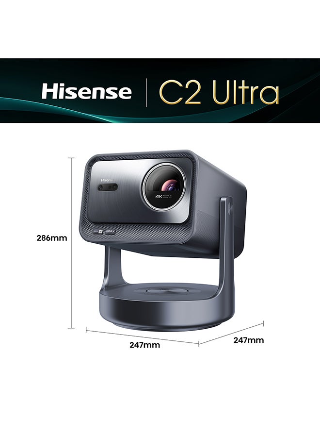 Hisense C2 Ultra 4K UHD Triple Color RGB Laser Portable Mini Projector, 65”~300"（Inch）, 3000 ANSI Lumens, 110% BT.2020 Wide Color Gamut, Dolby Vision, Sound by JBL, Netflix, WIFI 6E C2 Ultra C2 Ultra - Image 4