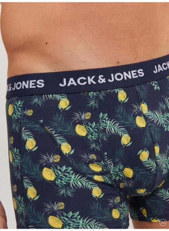 JACK & JONES  5-Pack Lemon Trunks for Men | Best Price UAE