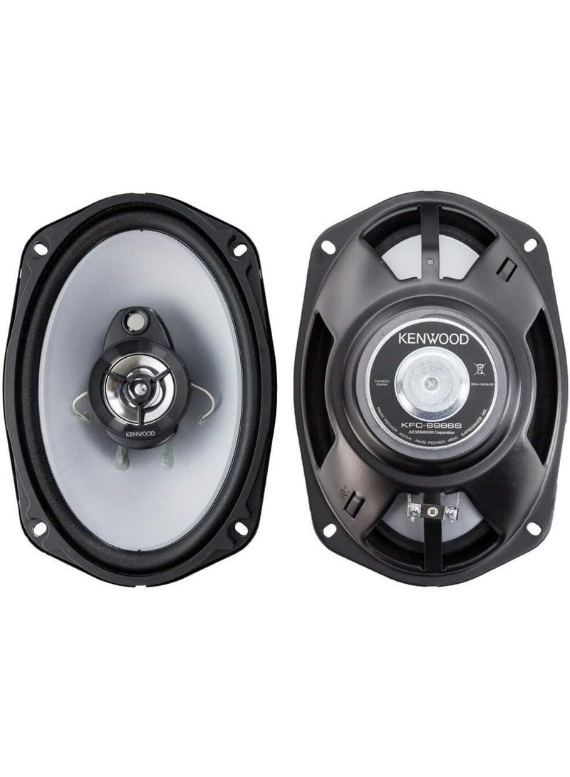 Kenwood KFC-6966S 6 x 9 Inch 400-Watt 3-Way Flush Mount Coaxial Car Speaker Easy Installation - Pair - Image 3