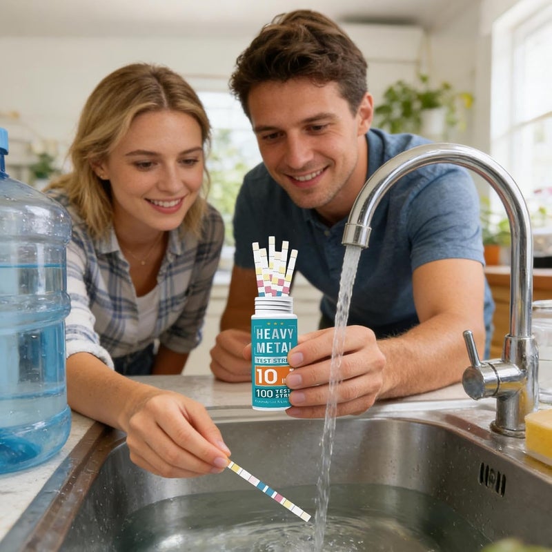 Water Test Kit,Multi-Parameter Portable Quick Accurate - Well Home Water Testing Kit - for Spa Tub Lake Drink Home - Image 2