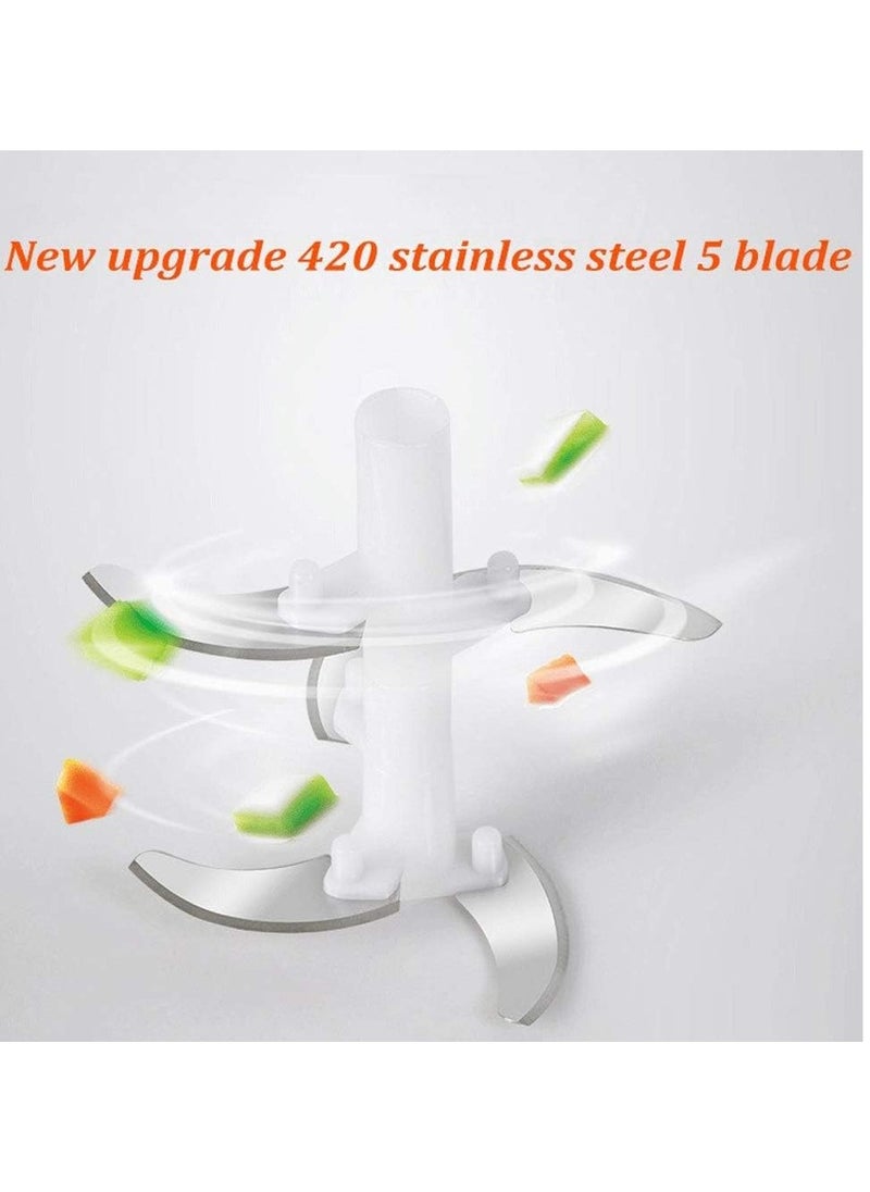 Generic - Manual Food Chopper Multicolour 100grams - Image 1