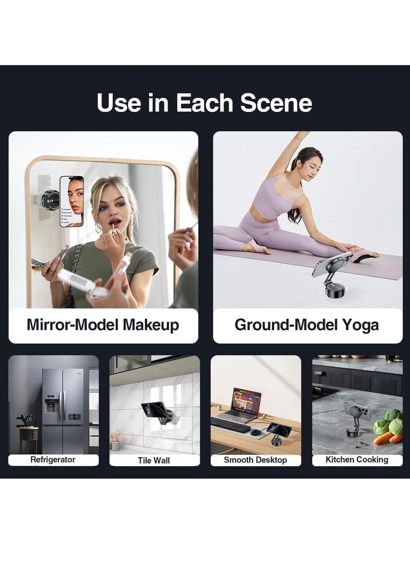 Necomi - Electric Vacuum Magnetic Suction Phone Holder, Adjustable and Foldable Car Mount,Strong Magnetic Car Phone Holder - Image 1