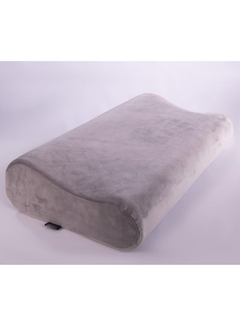 Medical sleeping pillow for the bed, made of German memory foam, to prevent neck, shoulder, and spine pain (gray, 60 * 35)