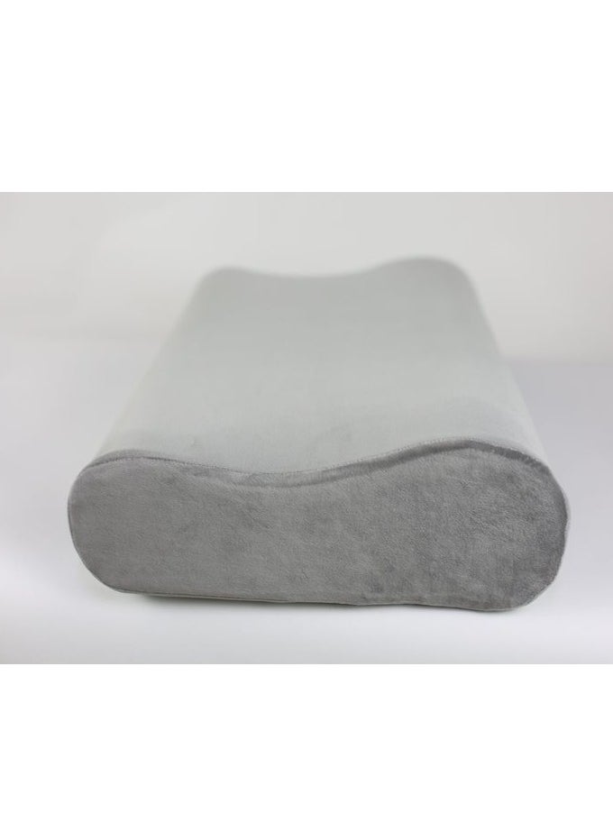 HT - Medical sleeping pillow for the bed, made of German memory foam, to prevent neck, shoulder, and spine pain (gray, 60 * 35) - Image 1