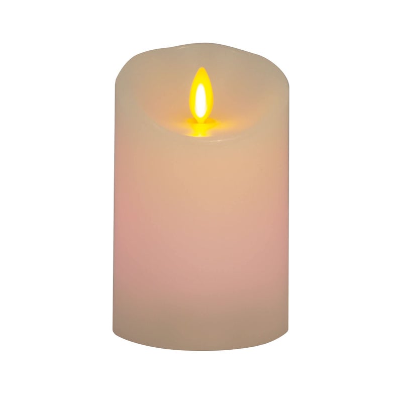 Luminara Flameless Color Changing LED Candle 3 x 45 Real Wax Moving Flame Battery Operated with 18 Button Remote Unscented Safe - Image 2