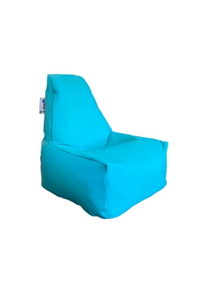 WAVY Light Blue Jaguar Bean Bag - Waterproof - Image 1